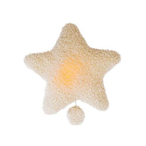 Мобиль музыкальный с подсветкой Mrs. Ertha "Star", ванильный